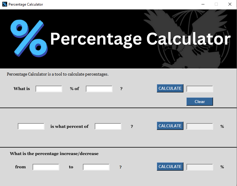Simple Percentage-Calculator
